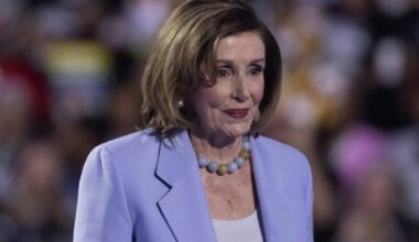 Pelosi in hospital after fall in Luxembourg