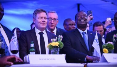 German Economy Minister Habeck to open business summit in Nairobi