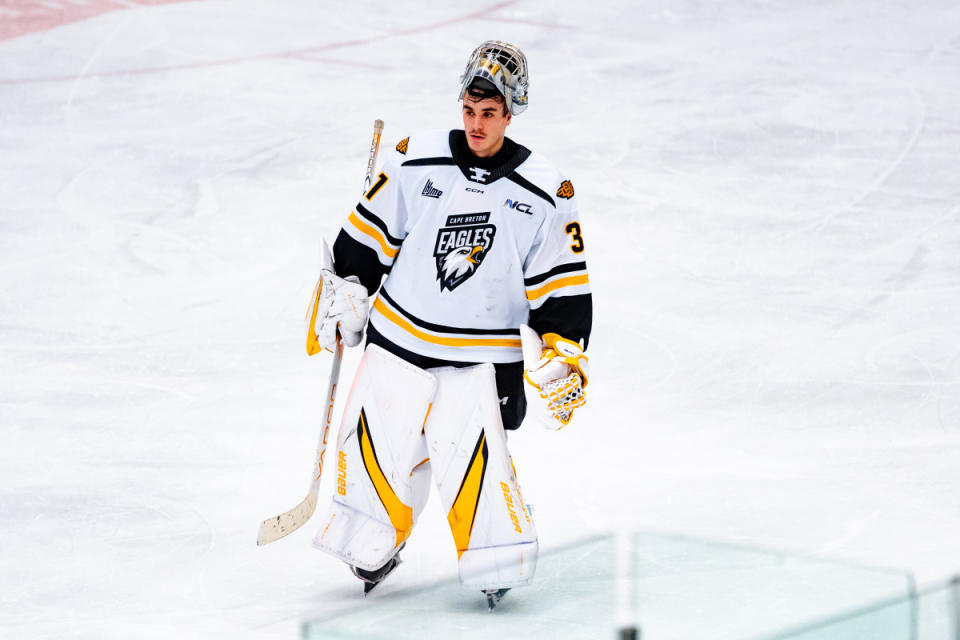 Jakub Milota of the Cape Breton Eagles<p>Photo: Sebastien Gervais</p>