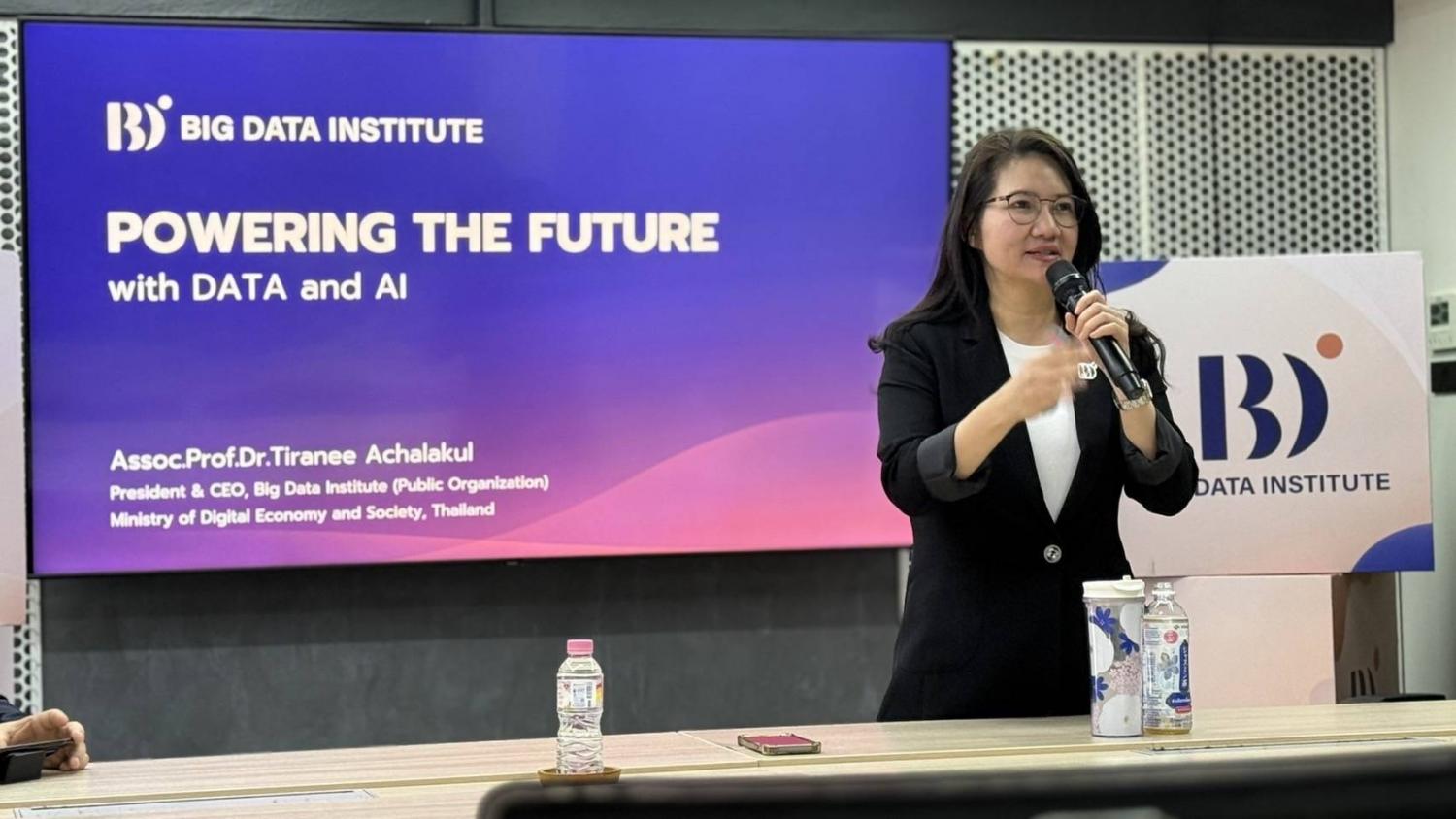 Ms Tiranee says the BDI targets of generating over one billion baht in combined economic, social, and environmental impact through big data and related technologies in 2025.