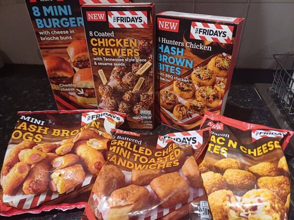 The TGI Fridays range at Iceland