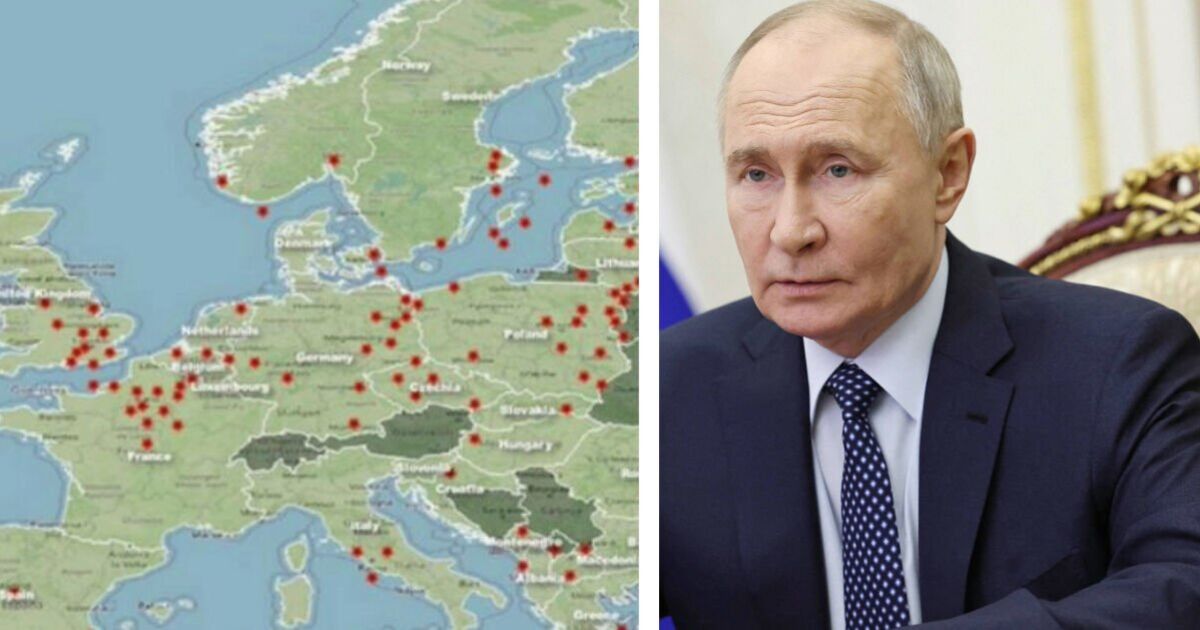 Putin's shadow war waged on NATO in UK, Europe and US mapped | World | News