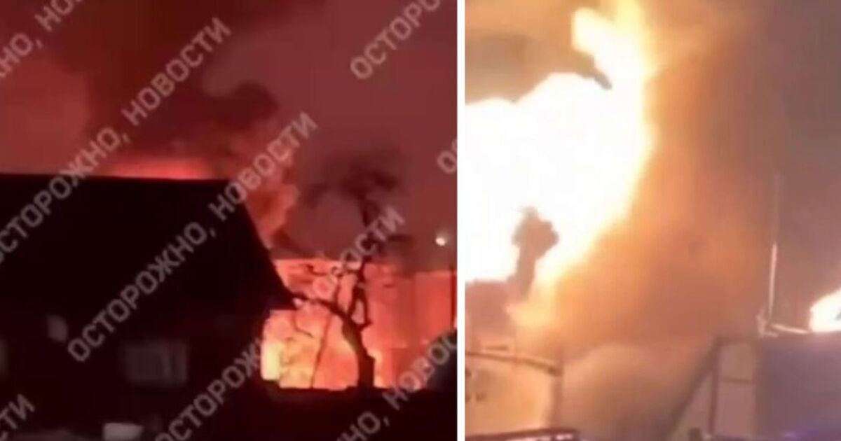 Russia burning as key oil facility 'devastated in massive Ukrainian drone attack' | World | News