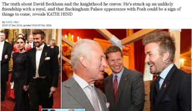 The truth about David Beckham and the knighthood he craves