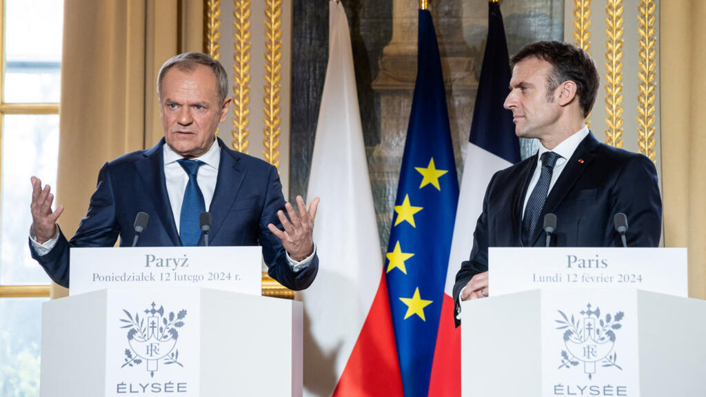 Macron, Tusk set to define support for Ukraine ahead of Poland's EU presidency