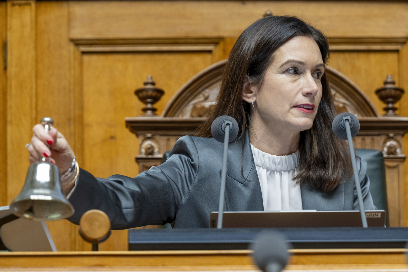 La présidente du Conseil national