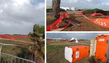 VIDEO. “Dit valt niet meer recht te trekken”: onze man op Sardinië aanschouwt ravage op parcours Wereldbekercross, afgelasting lijkt onvermijdelijk