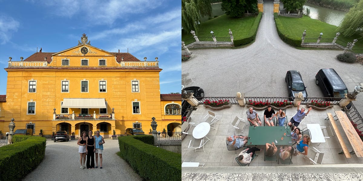 We Stayed in Castle for $150 a Person a Night for European Family Trip