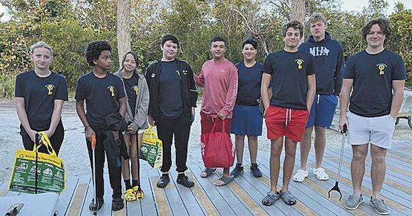 Tigertail Beach Cleanup Braved Cool Weather | Environment