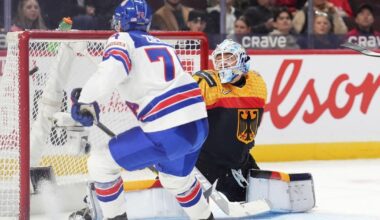 Cole Hutson has 5 assists, defending champion US routs Germany 10-4 in world junior hockey opener | National Sports