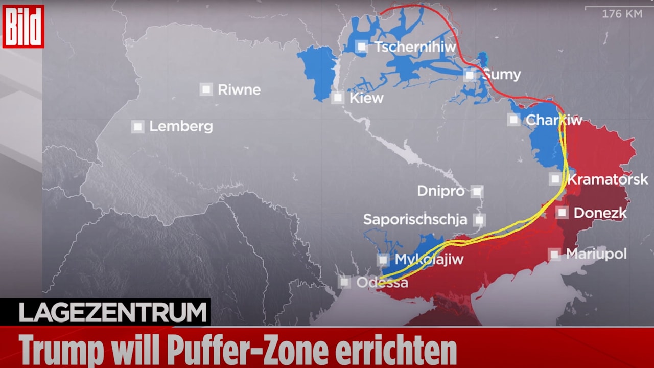 Pufferzone in der Ukraine: Hier könnten bald deutsche Soldaten stehen | Politik