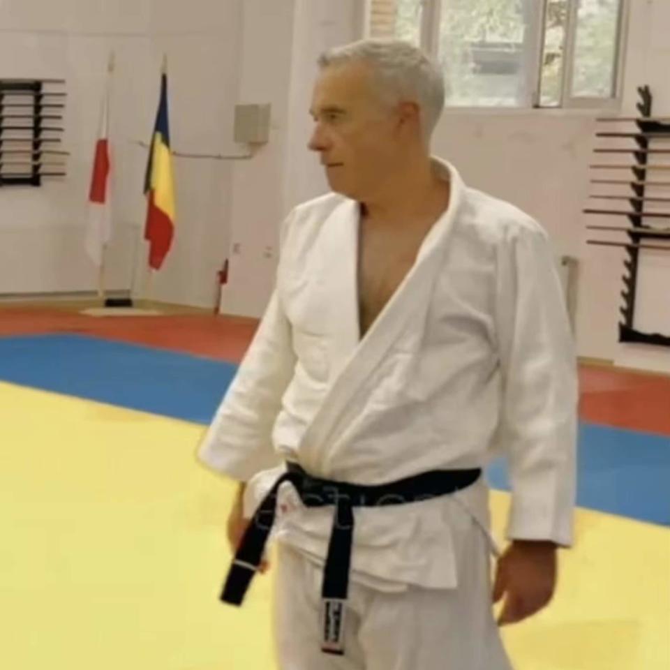 Clips of Mr Georgescu doing Judo were posted to TikTok as part of his campaign