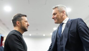Zelenskyy and Austrian chancellor discuss further support for Ukraine in Paris
