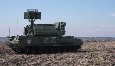 Ukrainian forces post video of drone strike on Russian Tor M-2 air defence system – video