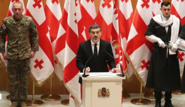 New Georgian president sworn in, as pro-EU predecessor says she takes ‘legitimacy’ with her