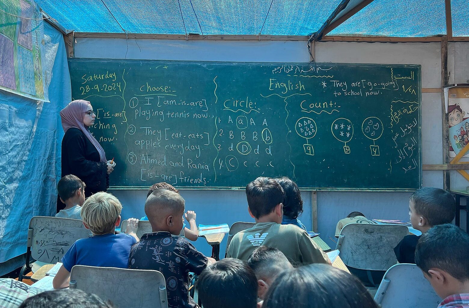 The Hamas war has Gaza’s children missing school. As a teacher there, it’s wrenching.