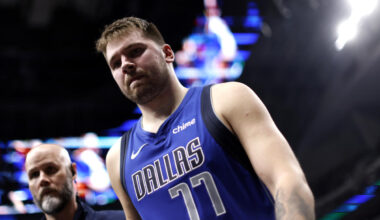 Mavericks star Luka Dončić out at least a month with left calf strain
