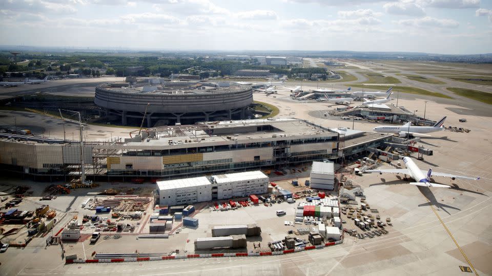 The passenger has been detained at Charles de Gaulle Airport for several days. - Charles Platiau/Reuters/File