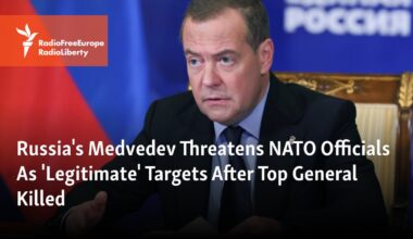 Russia's Medvedev Threatens NATO Officials As 'Legitimate' Targets After Top General Killed