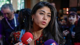 L’eurodéputée insoumise Rima Hassan photographiée à La Rotonde Stalingrad, au mois de juin (illustration). 