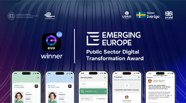 Moldova's EVO App Wins Public Sector Digital Transformation Award at Emerging Europe Awards 2024