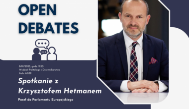 Debata z Krzysztofem Hetmanem | Premiera cyklu "Open Debates" - Grudzień - 2024 - Aktualności - Instytut Nauk o Polityce i Administracji