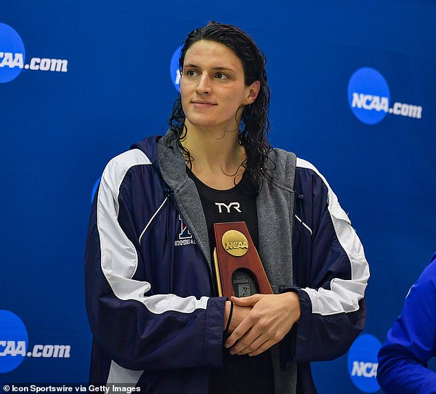 American swimmer Lia Thomas who was the first transgender athlete to win the highest US national college title when she swam for the University of Pennsylvania in 2022.