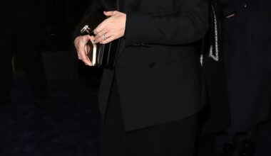 Princes Beatrice (pictured), 36, cut a stylish figure in a tuxedo jacket complete with satin lapels