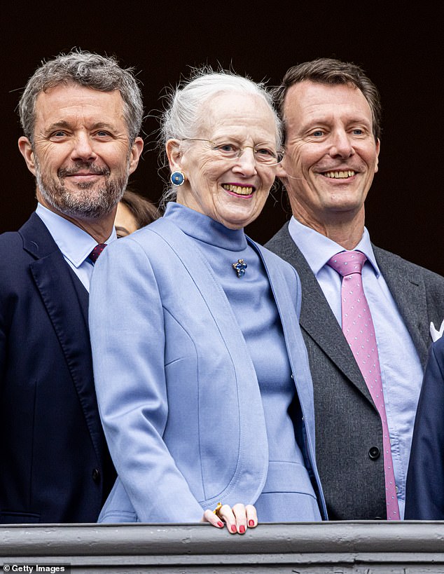Prince Joachim (right) previously said he was 'hurt' by his mother's decision to remove his children's titles