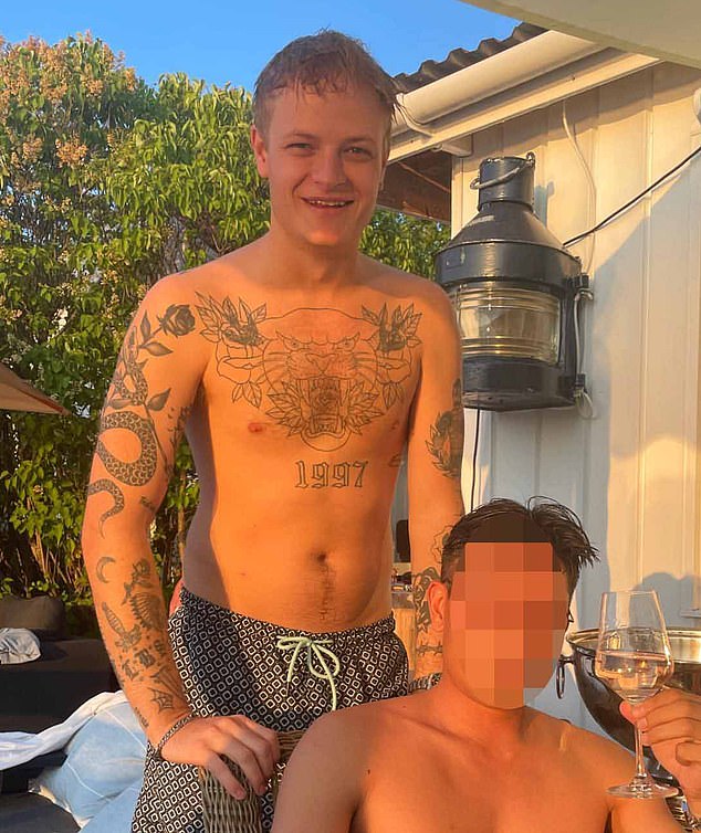 Former mechanic Marius Borg Hoiby, 27, who is often referred to as the 'black sheep' of Norway's Household, wasn't included in the holiday snap
