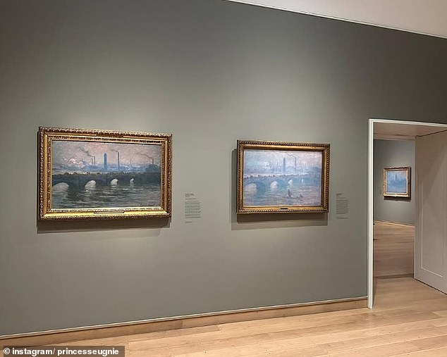 She wrote: 'Introducing the first in my new series showcasing my love of art. As some of you may know, I am a huge lover of art & a director at Hauser and Wirth - throughout 2025 I hope to share more of that part of my world with you'