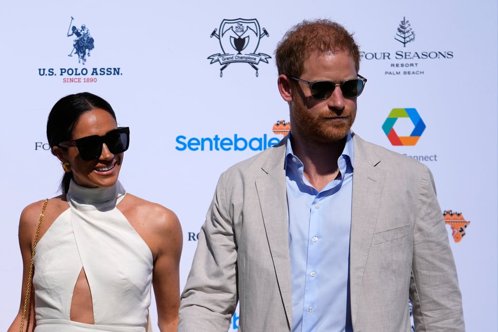 Prince Harry and Meghan Markle in Florida for the 2024 Royal Salute Polo Challenge to benefit his African charity Sentebale. Photo: AP Photo Prince Harry and Meghan Markle in Florida for the 2024 Royal Salute Polo Challenge to benefit his African charity Sentebale. Photo: AP Photo