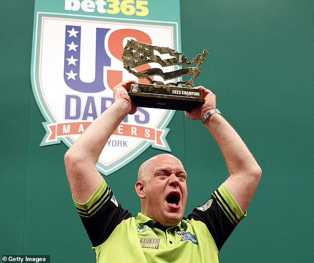Michael van Gerwen used to fit tiles. Now he is worth around £6million