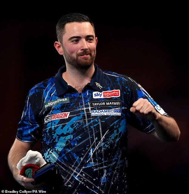 Luke Humphries, who used to work as a roofer, has earned himself £1.8million in prize money over the last two years