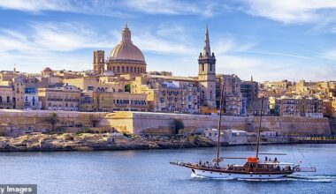 The cost of living in Malta is said to be 18 per cent cheaper than in the UK