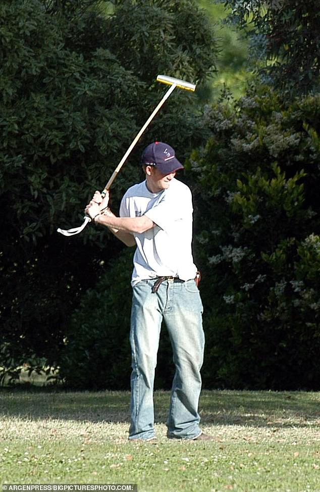 Prince Harry enjoys some Polo practice at a family friends Polo Farm in Argentina