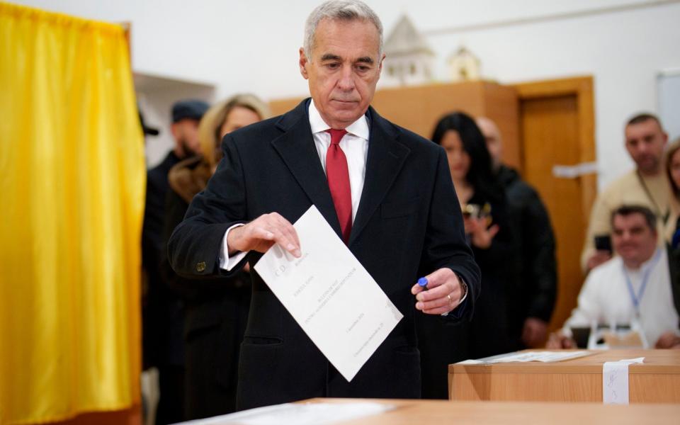 Calin Georgescu came first after the initial round of presidential elections