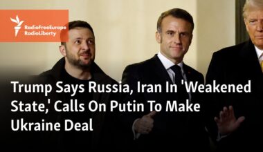 Trump Says Russia, Iran In 'Weakened State,' Calls On Putin To Make Ukraine Deal