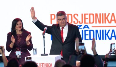 Croatia's Milanovic to face Primorac in presidential run-off after narrow miss