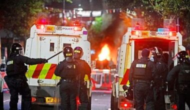 Man allegedly ‘at core’ of racist rioting in Belfast to spend Christmas in custody – despite desperate mum