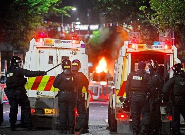 Man allegedly ‘at core’ of racist rioting in Belfast to spend Christmas in custody – despite desperate mum
