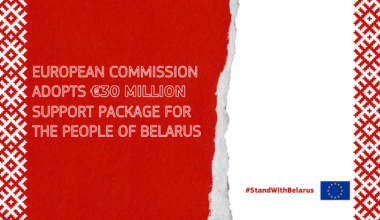 Commission to provide €30 million to support civil society and education opportunities for the people of Belarus
