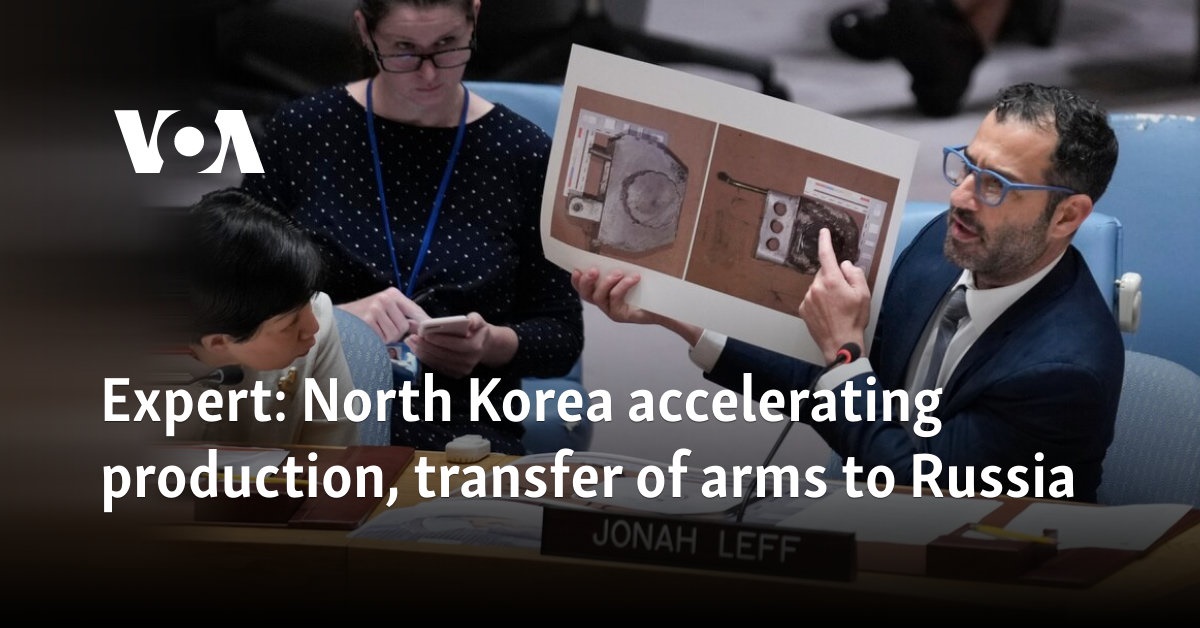North Korea accelerating production, transfer of arms to Russia 