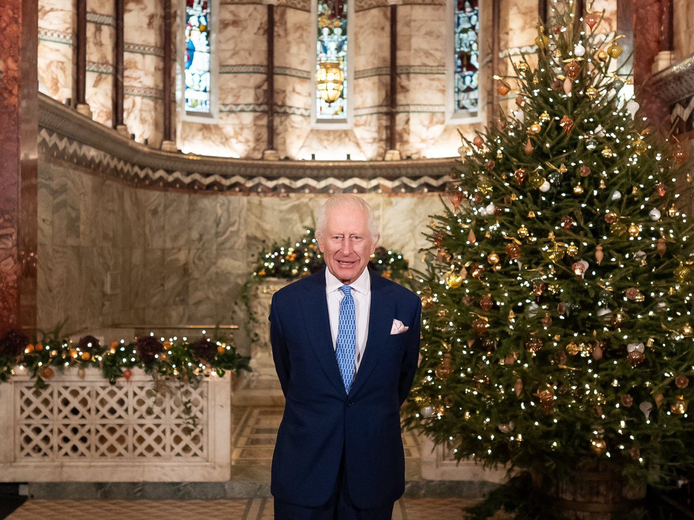 How King Charles broke with tradition with latest Christmas speech