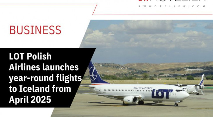 LOT Polish Airlines launches year-round flights to Iceland from April 2025