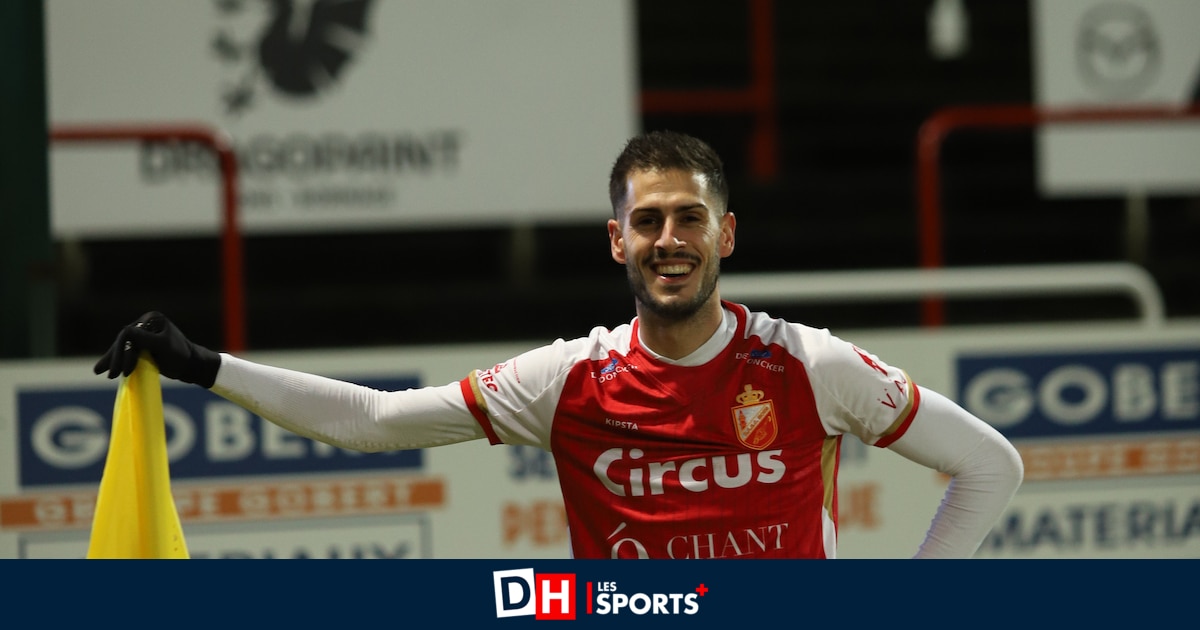 Loris Brogno buteur pour Mons face au SL16, tout un symbole avec une célébration "à la Toni": "Je l'ai fait pour mon oncle et mon père"