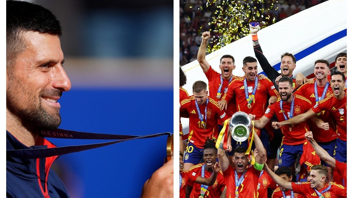 From Djokovic winning gold in Paris Olympics to Spain's Euro triumph, top 10 sporting moments this year – Firstpost