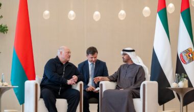 Sheikh Mohamed meets Lukashenko, Belarus President – in pictures
