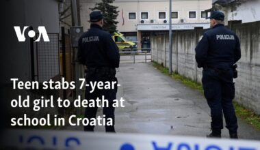 Teen stabs 7-year-old girl to death at school in Croatia