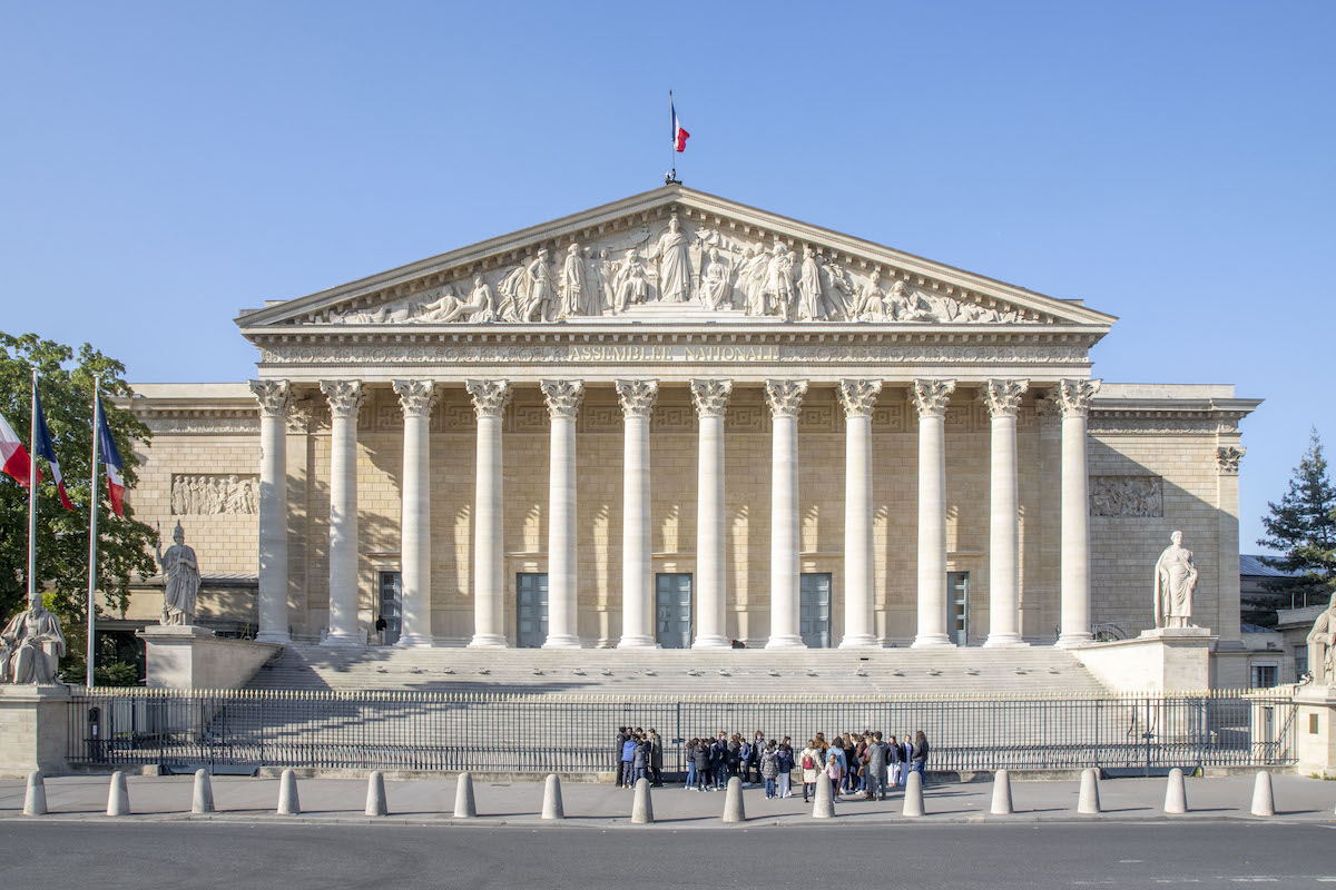 Palais Bourbon in Paris, France